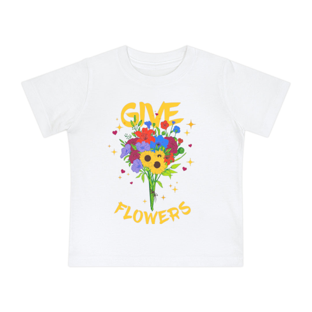 GIVE FLOWERS Baby Tee