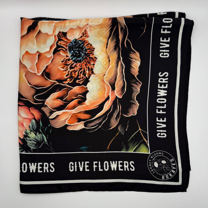 GIVE FLOWERS SCARF